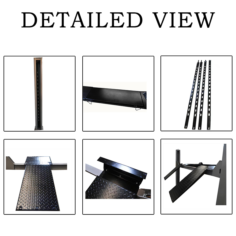 4 post car alignment lift TP-4P9B DETAILED VIEW