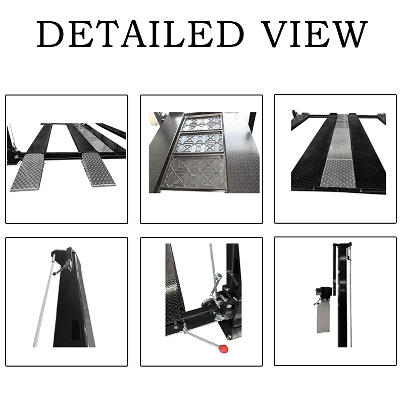 4 post double car parking lift TP-4PTGC4 DETAILED VIEW