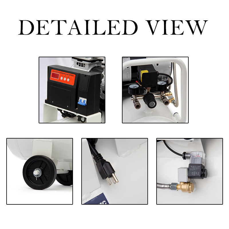 Oil-Free Portable Air Compressor detailed view