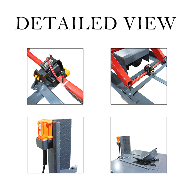 Motorcycle Lift Table detailed view