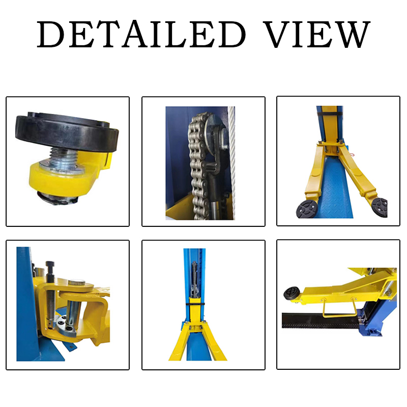 MANUAL TWO SIDE RELEASE LIFT QJY4.0-D DETAILED VIEW