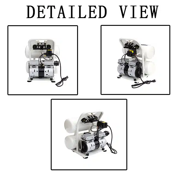 Oil-Free Portable Air Compressor HSJWY80018L DETAILED VIEW