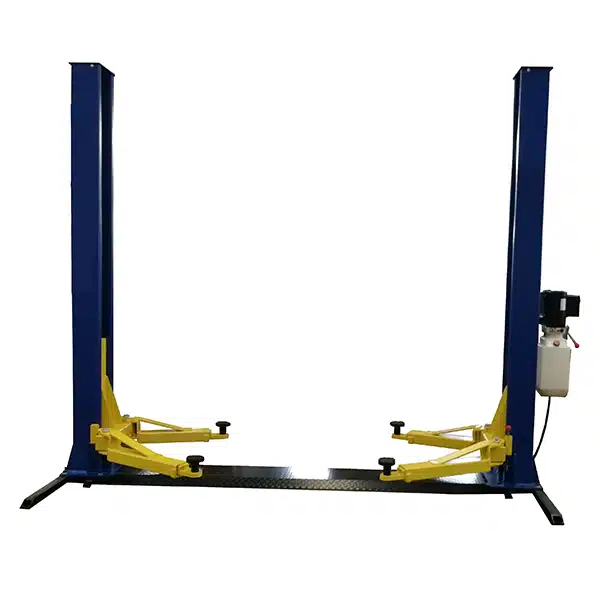 two post double manual release base plate car lift TP-2PBPF